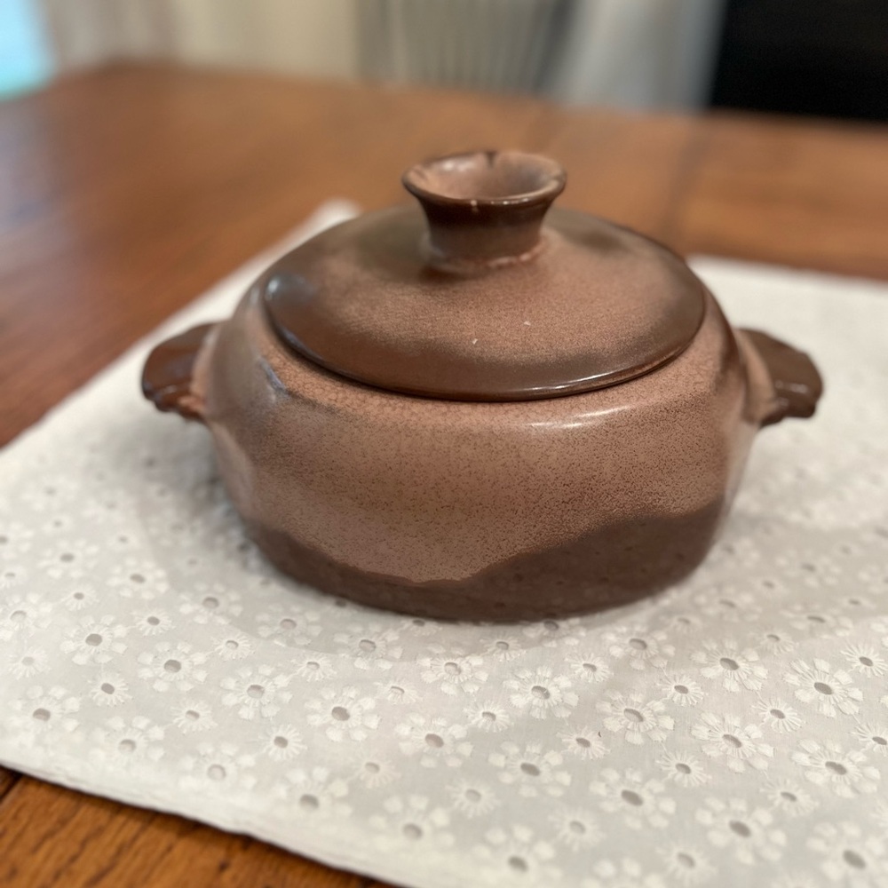 Frankoma Christmas 1961 Bean Pot/Casserole Dish